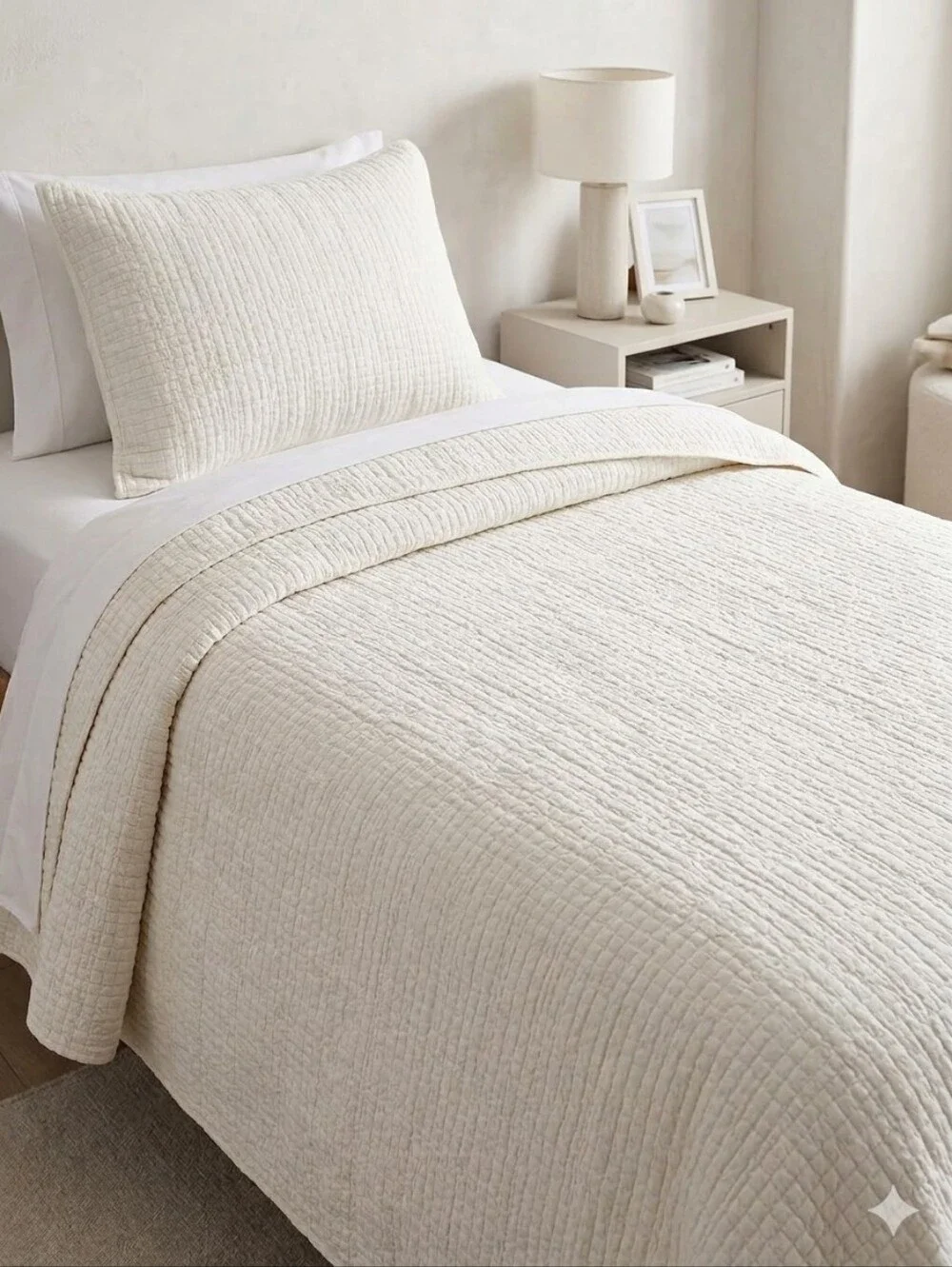 UGG Campo Quilt Snow Set, 1 Quilt And 1 Pillow Sham - Twin Size